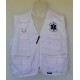 GILET MULTIPOCHES ARM  BLANC